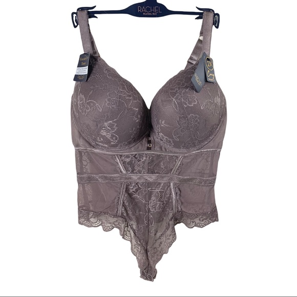 Rachel Roy Umber Lace Lingerie One Piece - Picture 1 of 6